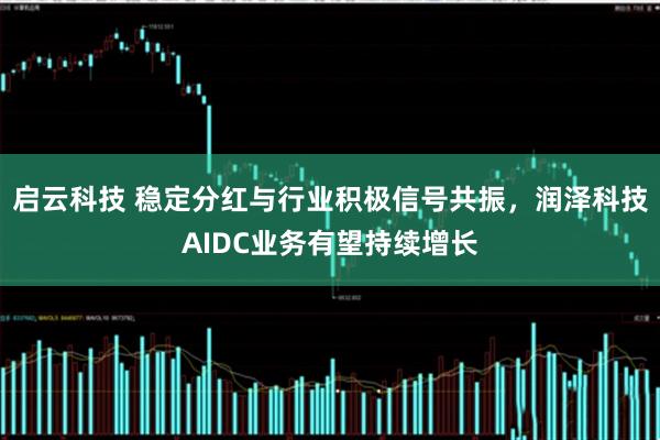 启云科技 稳定分红与行业积极信号共振，润泽科技AIDC业务有望持续增长